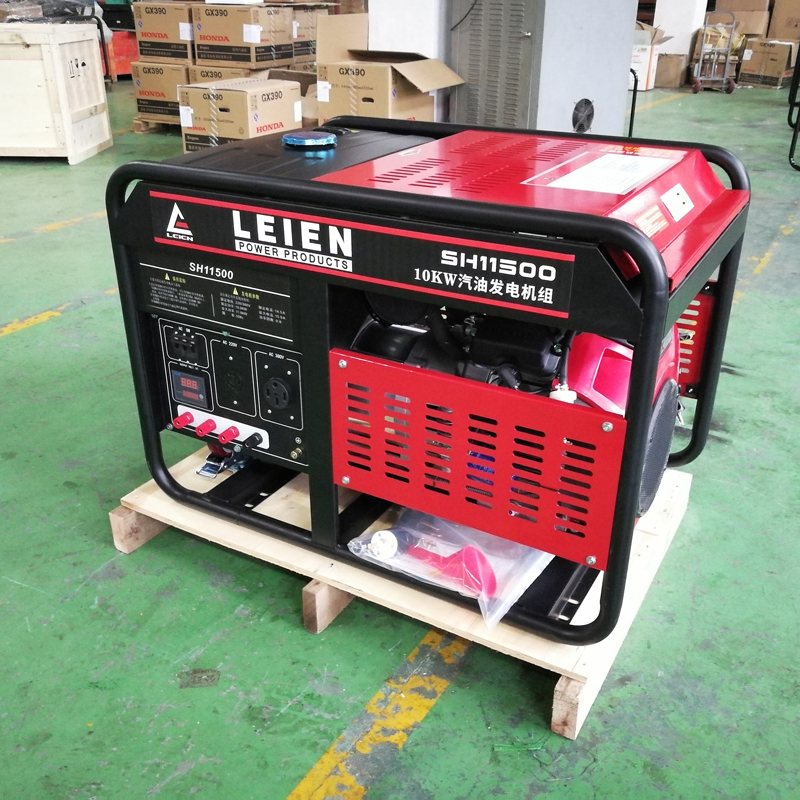 雷恩10KW双缸汽油发电机组